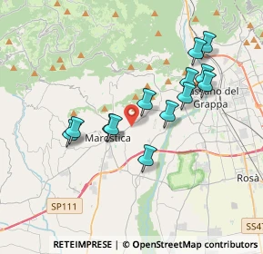 Mappa Via Bellodo, 36063 Marostica VI, Italia (3.30692)