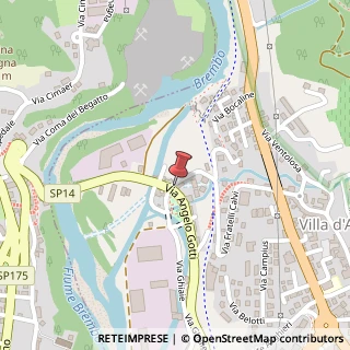 Mappa Via A. Gotti, 12, 24018 Villa d'Almè, Bergamo (Lombardia)