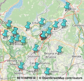 Mappa Via Magni, 22045 Lambrugo CO, Italia (8.6695)