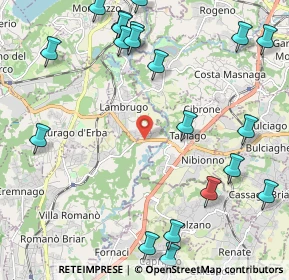 Mappa Via Magni, 22045 Lambrugo CO, Italia (2.811)