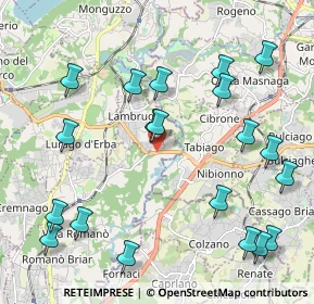 Mappa Via Magni, 22045 Lambrugo CO, Italia (2.469)