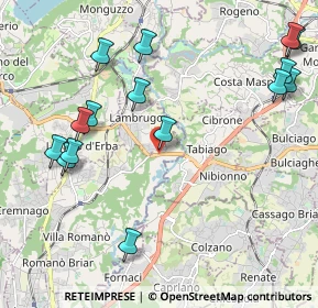 Mappa Via Magni, 22045 Lambrugo CO, Italia (2.486)