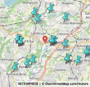Mappa Via Magni, 22045 Lambrugo CO, Italia (2.304)