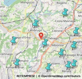 Mappa Via Magni, 22045 Lambrugo CO, Italia (2.81818)