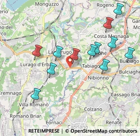 Mappa Via Magni, 22045 Lambrugo CO, Italia (1.96667)