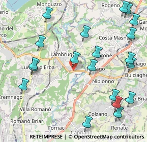 Mappa Via Magni, 22045 Lambrugo CO, Italia (2.629)