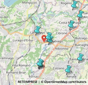 Mappa Via Magni, 22045 Lambrugo CO, Italia (2.33)