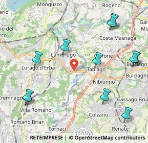 Mappa Via Magni, 22045 Lambrugo CO, Italia (2.56636)