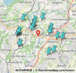 Mappa Via Magni, 22045 Lambrugo CO, Italia (1.718)