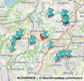 Mappa Via Magni, 22045 Lambrugo CO, Italia (2.1725)