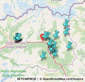 Mappa 11024 Chatillon AO, Italia (13.7715)