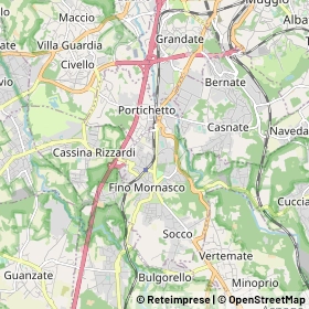 Mappa Fino Mornasco