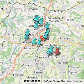 Mappa Via Lombardia, 23892 Bulciago LC, Italia (1.44)