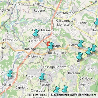Mappa Via Lombardia, 23892 Bulciago LC, Italia (3.24846)