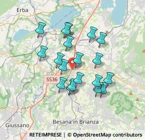 Mappa Via Lombardia, 23892 Bulciago LC, Italia (2.95368)