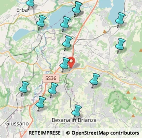 Mappa Via Lombardia, 23892 Bulciago LC, Italia (4.88071)