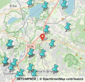 Mappa Via Lombardia, 23892 Bulciago LC, Italia (5.962)