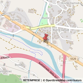 Mappa Via del Mont Blanc, 45/47, 11017 Morgex, Aosta (Valle d'Aosta)