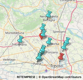 Mappa Di Povegliano, 31050 Povegliano TV, Italia (6.67167)