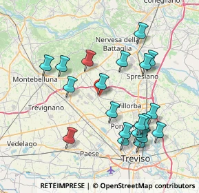 Mappa Di Povegliano, 31050 Povegliano TV, Italia (7.757)