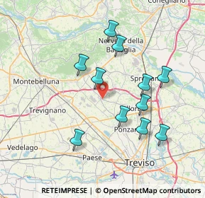 Mappa Di Povegliano, 31050 Povegliano TV, Italia (6.92636)
