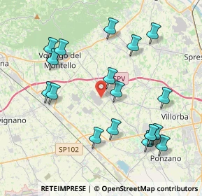 Mappa Vicolo Vesuvio, 31050 Povegliano TV, Italia (4.26389)