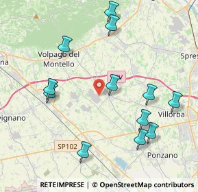 Mappa Vicolo Vesuvio, 31050 Povegliano TV, Italia (4.4275)