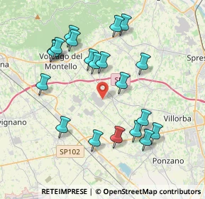 Mappa Vicolo Vesuvio, 31050 Povegliano TV, Italia (3.923)