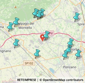 Mappa Vicolo Vesuvio, 31050 Povegliano TV, Italia (4.74)