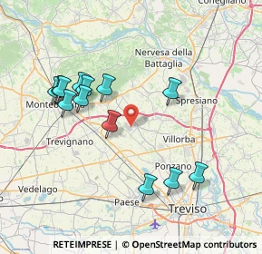 Mappa Vicolo Vesuvio, 31050 Povegliano TV, Italia (7.50231)