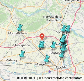 Mappa Vicolo Vesuvio, 31050 Povegliano TV, Italia (7.62176)