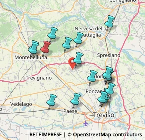 Mappa Vicolo Vesuvio, 31050 Povegliano TV, Italia (7.71278)