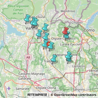 Mappa Piazza S. Maria, 21040 Venegono Superiore VA, Italia (6.48786)