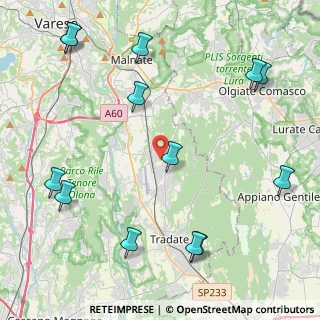 Mappa Via Moncenisio, 21040 Venegono Superiore VA, Italia (5.56385)