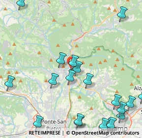 Mappa Via dell'Olmo, 24018 Villa d'Almè BG, Italia (5.7865)