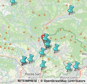 Mappa Via dell'Olmo, 24018 Villa d'Almè BG, Italia (4.54846)