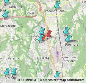 Mappa 21043 Castiglione Olona VA, Italia (2.69182)