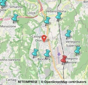 Mappa 21043 Castiglione Olona VA, Italia (2.90273)