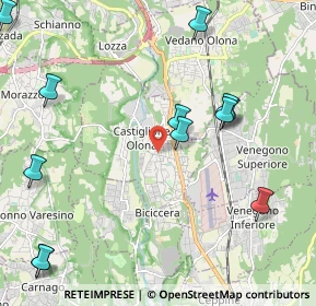 Mappa 21043 Castiglione Olona VA, Italia (2.60833)