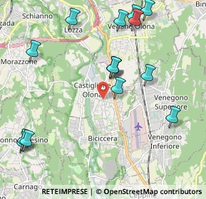 Mappa 21043 Castiglione Olona VA, Italia (2.36933)