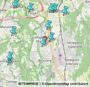 Mappa 21043 Castiglione Olona VA, Italia (2.47636)