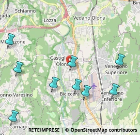 Mappa 21043 Castiglione Olona VA, Italia (2.90667)