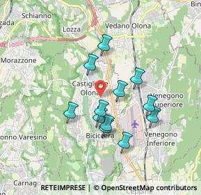 Mappa 21043 Castiglione Olona VA, Italia (1.48667)