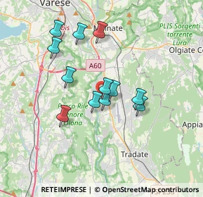 Mappa 21043 Castiglione Olona VA, Italia (2.88333)