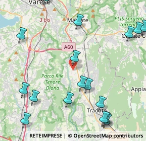 Mappa 21043 Castiglione Olona VA, Italia (5.9885)