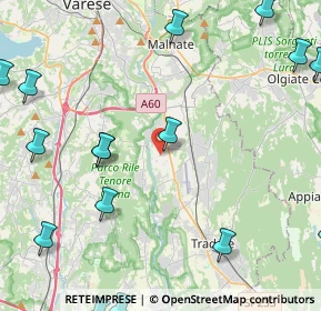 Mappa 21043 Castiglione Olona VA, Italia (6.7545)