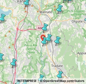 Mappa 21043 Castiglione Olona VA, Italia (6.8685)
