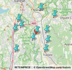 Mappa 21043 Castiglione Olona VA, Italia (3.65)