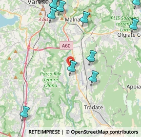 Mappa 21043 Castiglione Olona VA, Italia (6.53222)