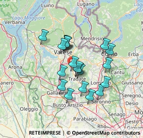 Mappa 21043 Castiglione Olona VA, Italia (10.87)